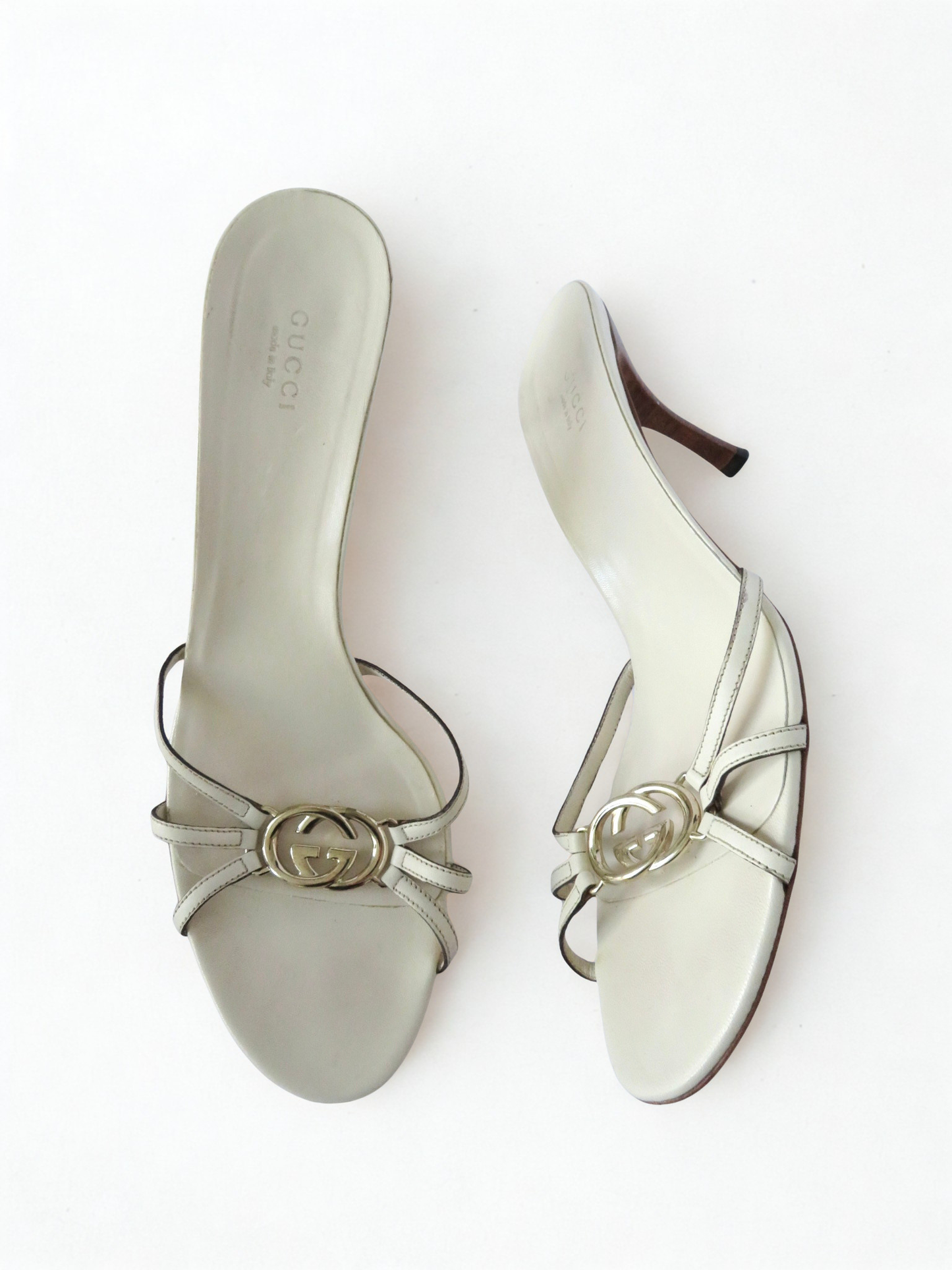Vintage Gucci GG Interlocking Heels Size 41