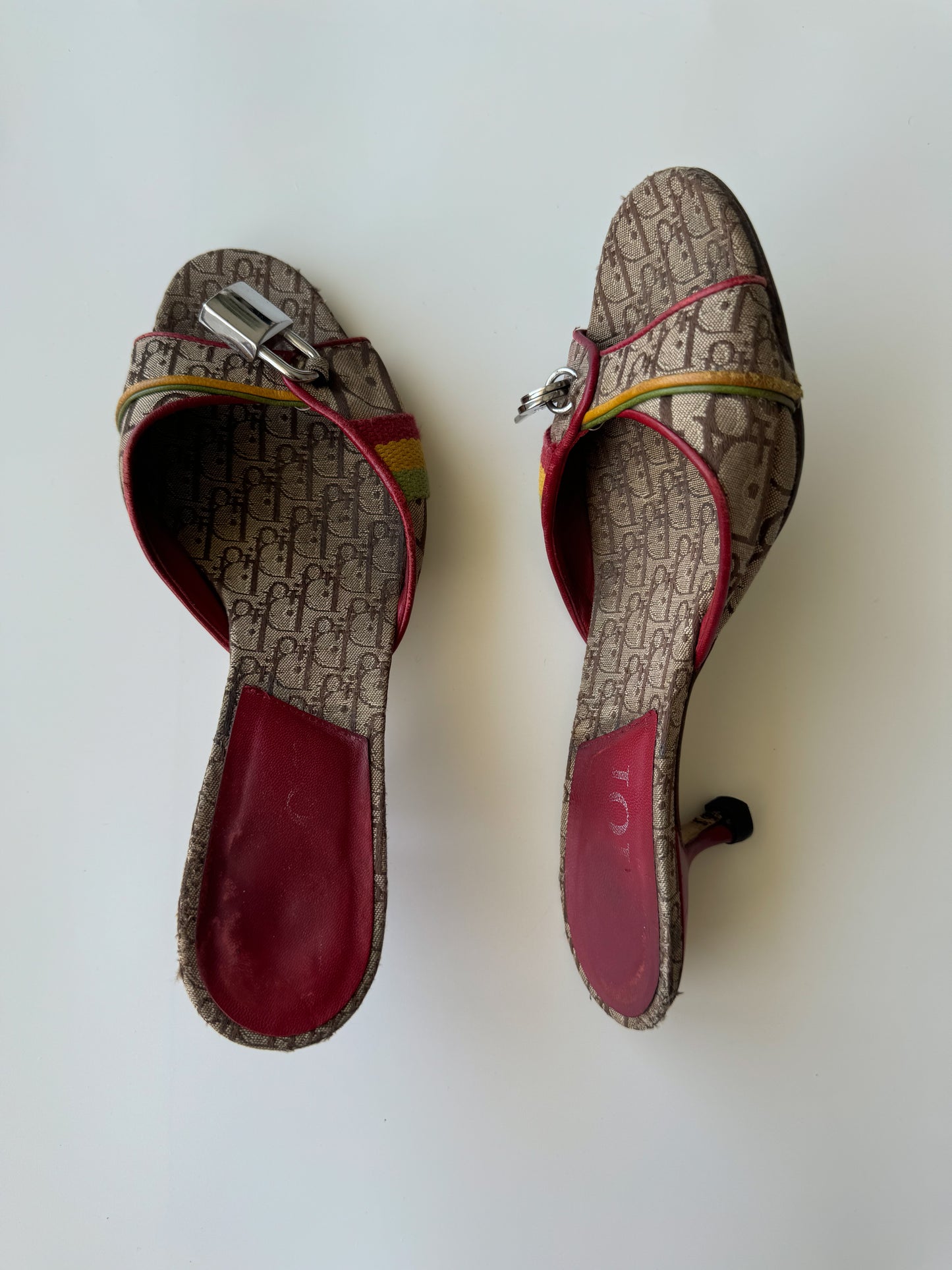 Rare Vintage Dior Rasta by Galliano F/W 2004 Heels