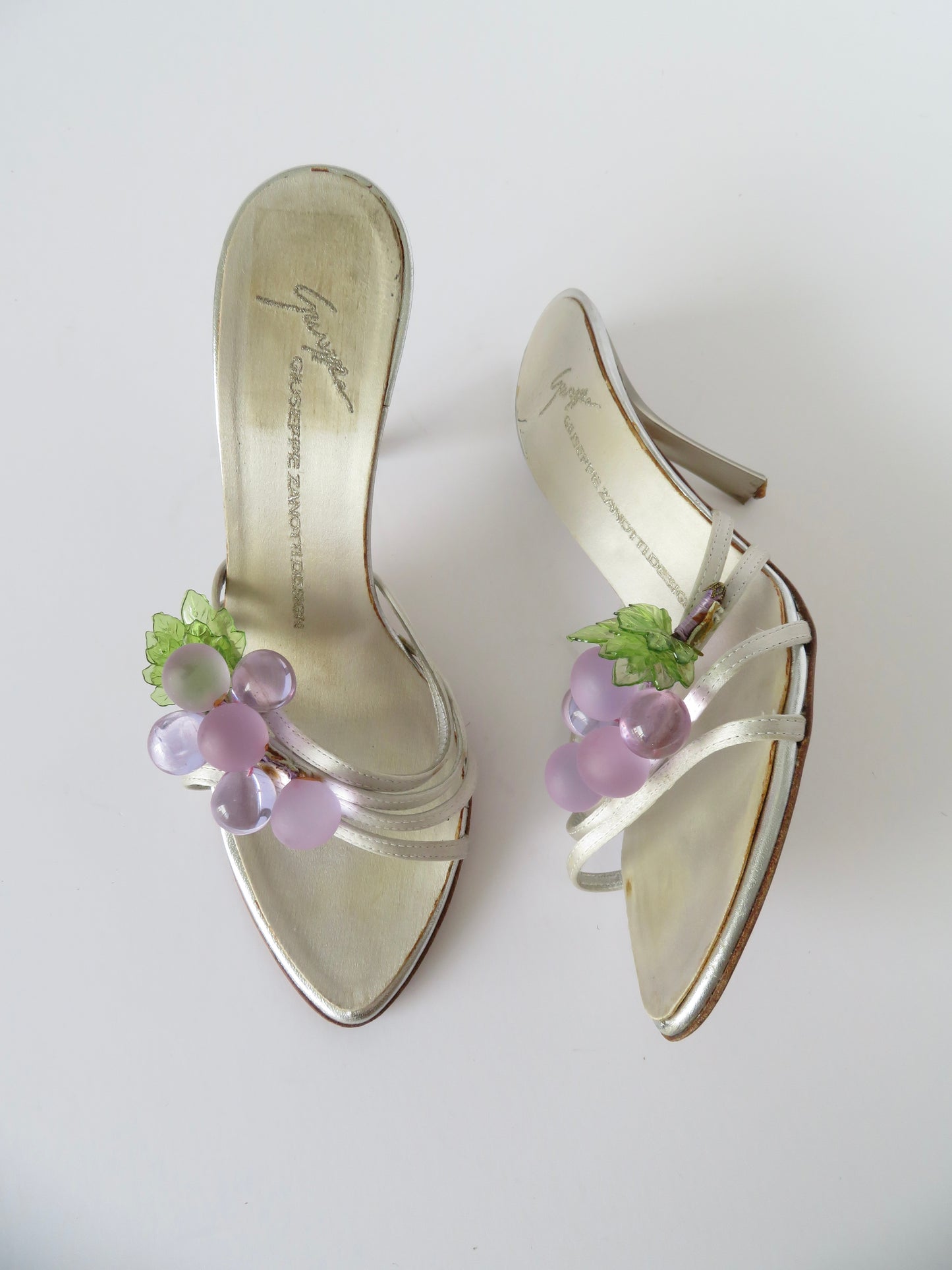 Rare Vintage Giuseppe Zanotti Grape Heels 37.5