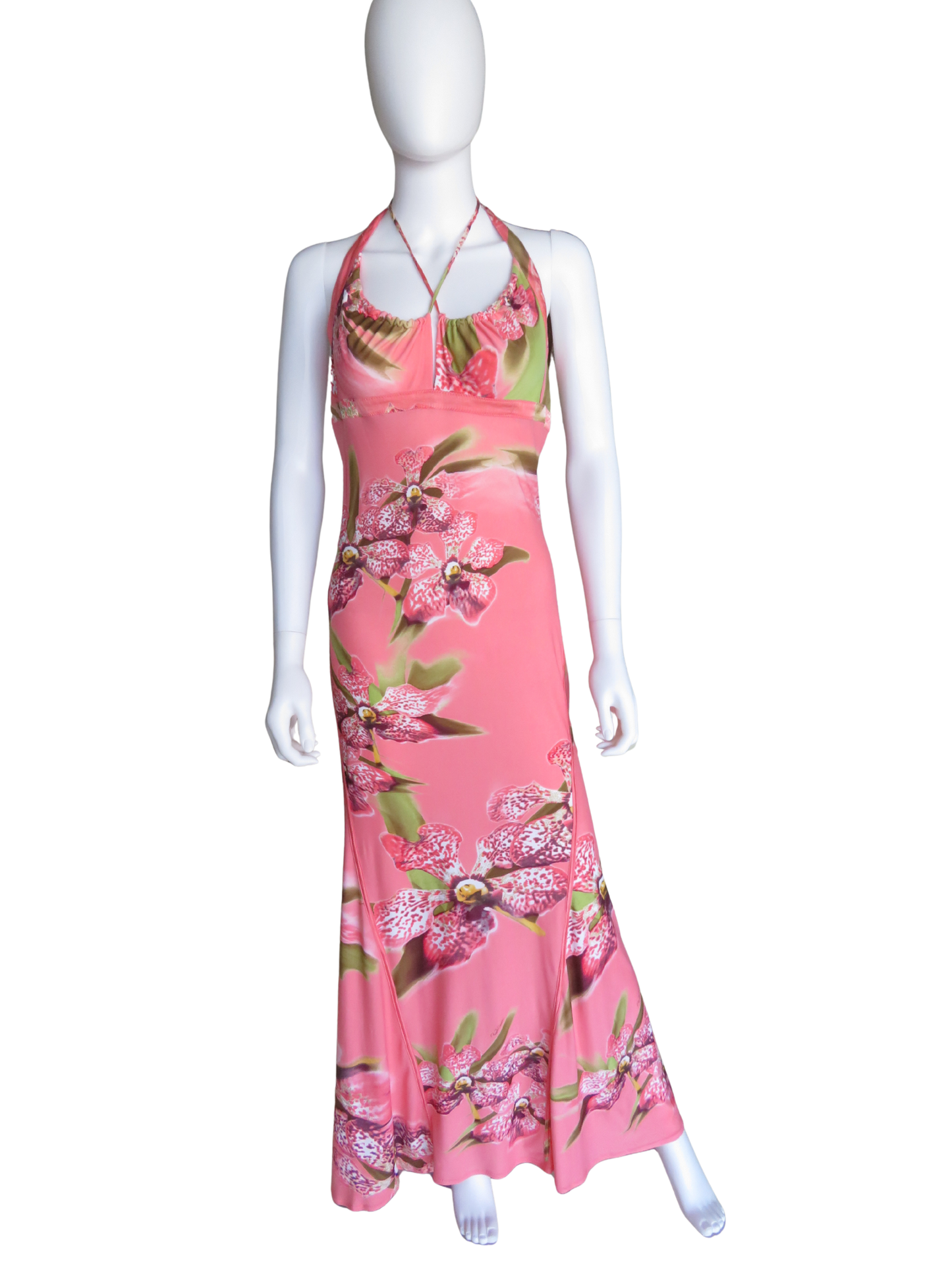 Roberto Cavalli SS 2005 Pink Orchid Dress