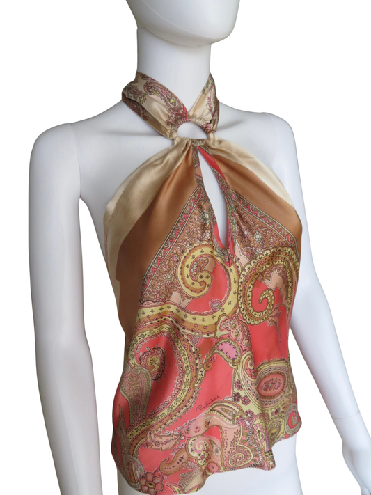 Roberto Cavalli S/S 2004 Silk Top