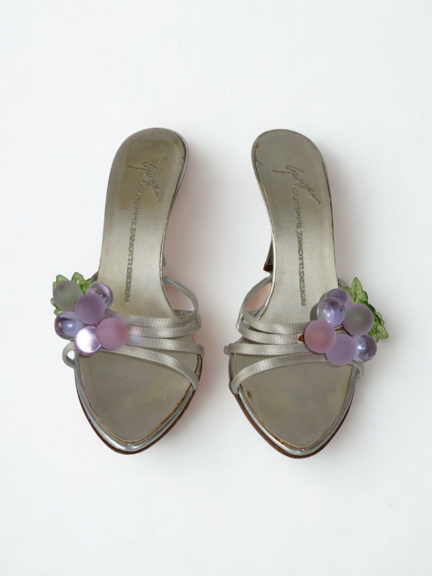 Rare Vintage Giuseppe Zanotti Grape Heels 37.5