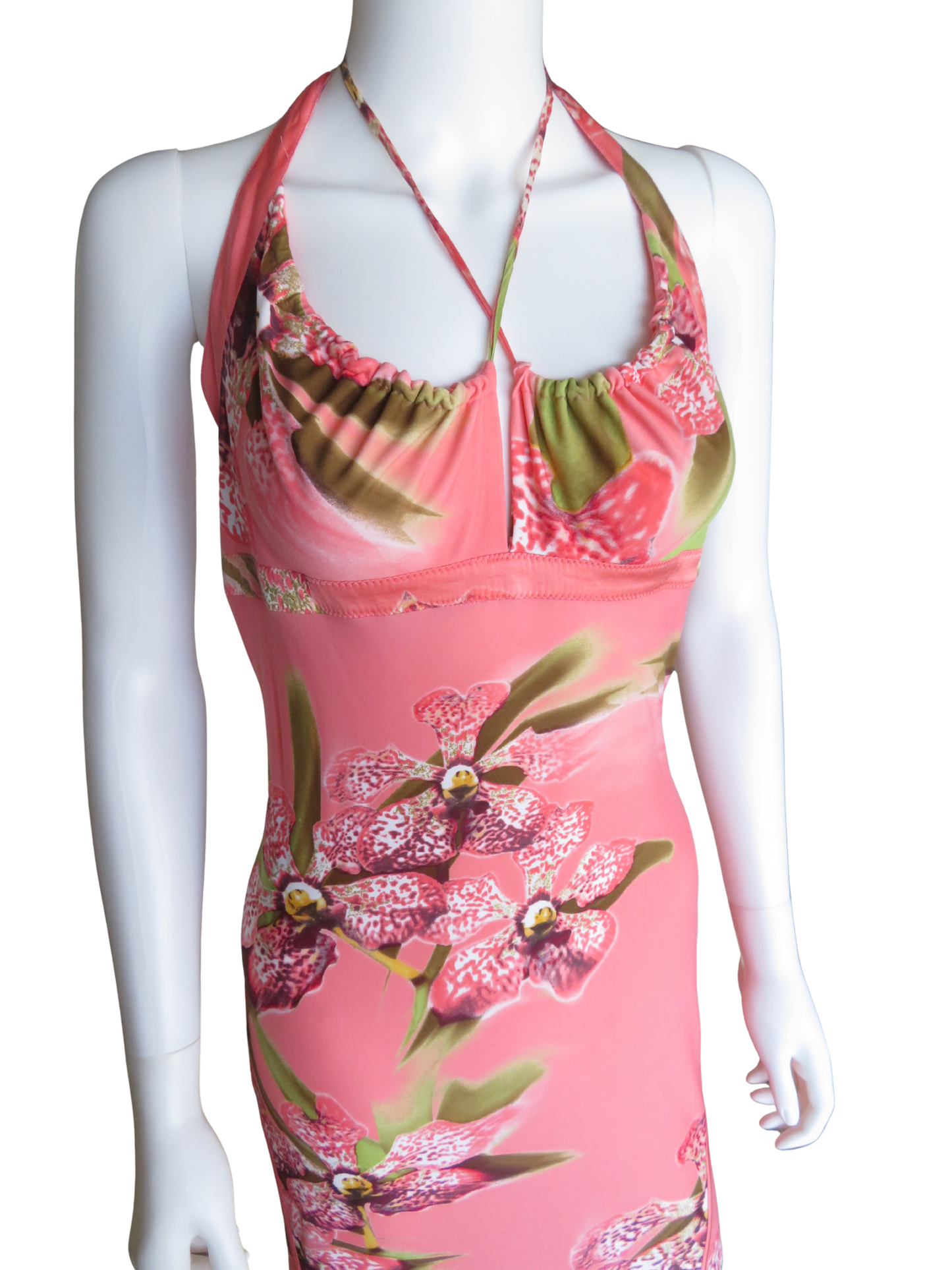 Roberto Cavalli SS 2005 Pink Orchid Dress