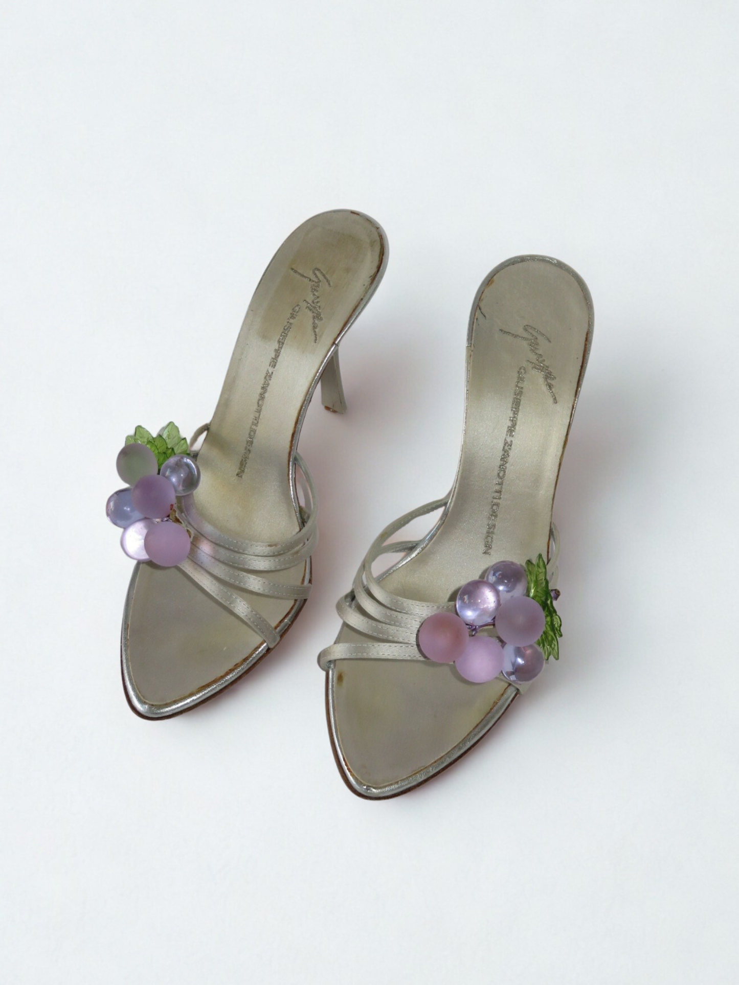 Rare Vintage Giuseppe Zanotti Grape Heels 37.5