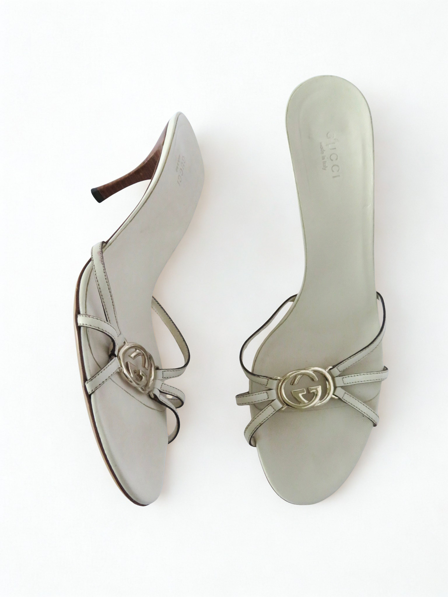 Vintage Gucci GG Interlocking Heels Size 41