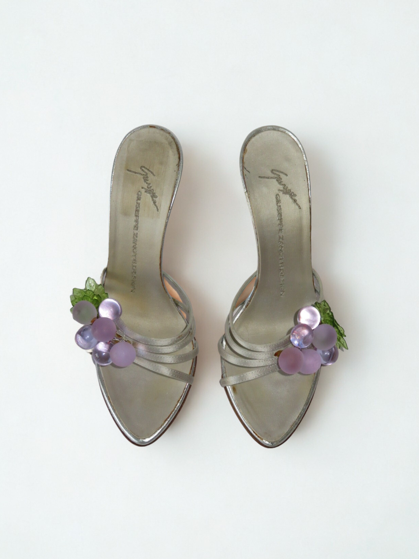 Rare Vintage Giuseppe Zanotti Grape Heels 37.5
