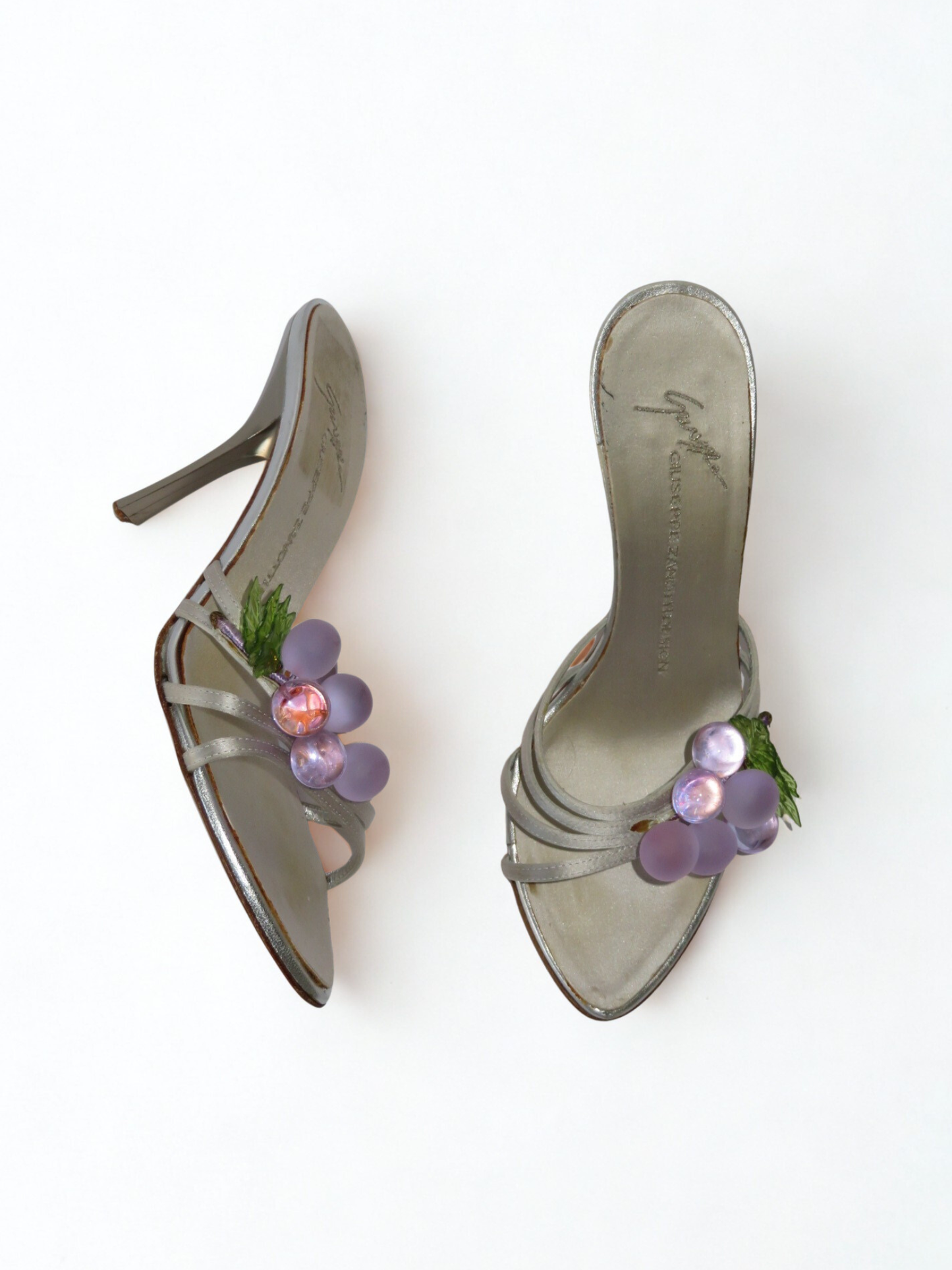 Rare Vintage Giuseppe Zanotti Grape Heels 37.5
