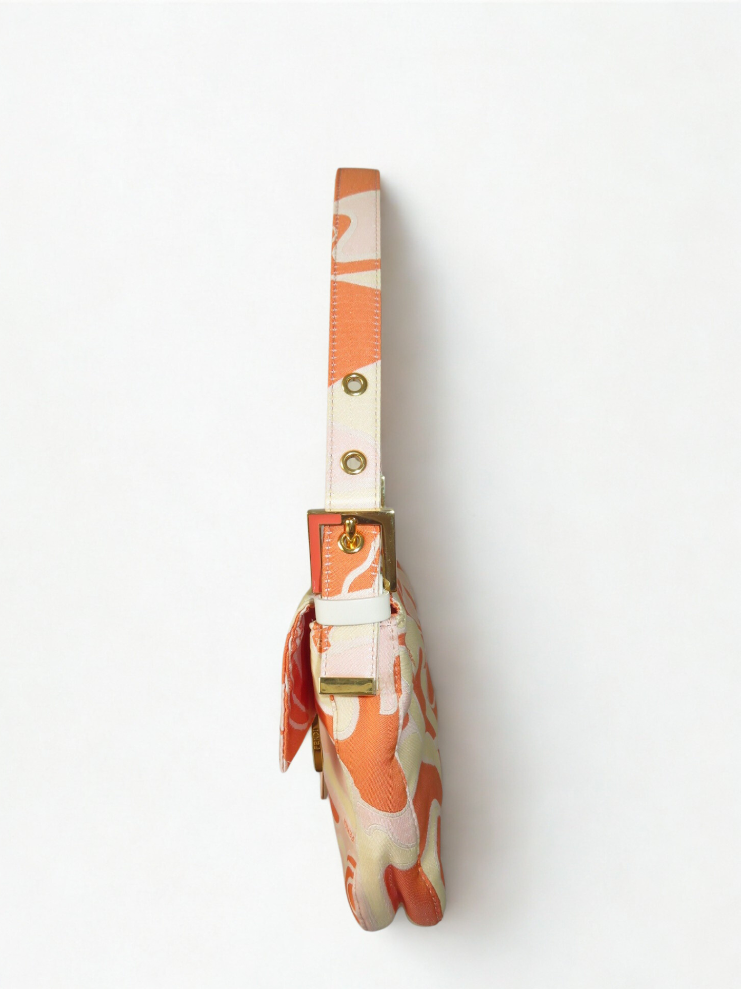 Vintage Fendi Orange Swirl Baguette