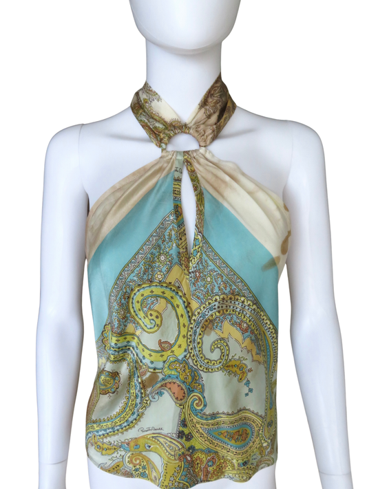 Roberto Cavalli S/S 2004 Silk Top