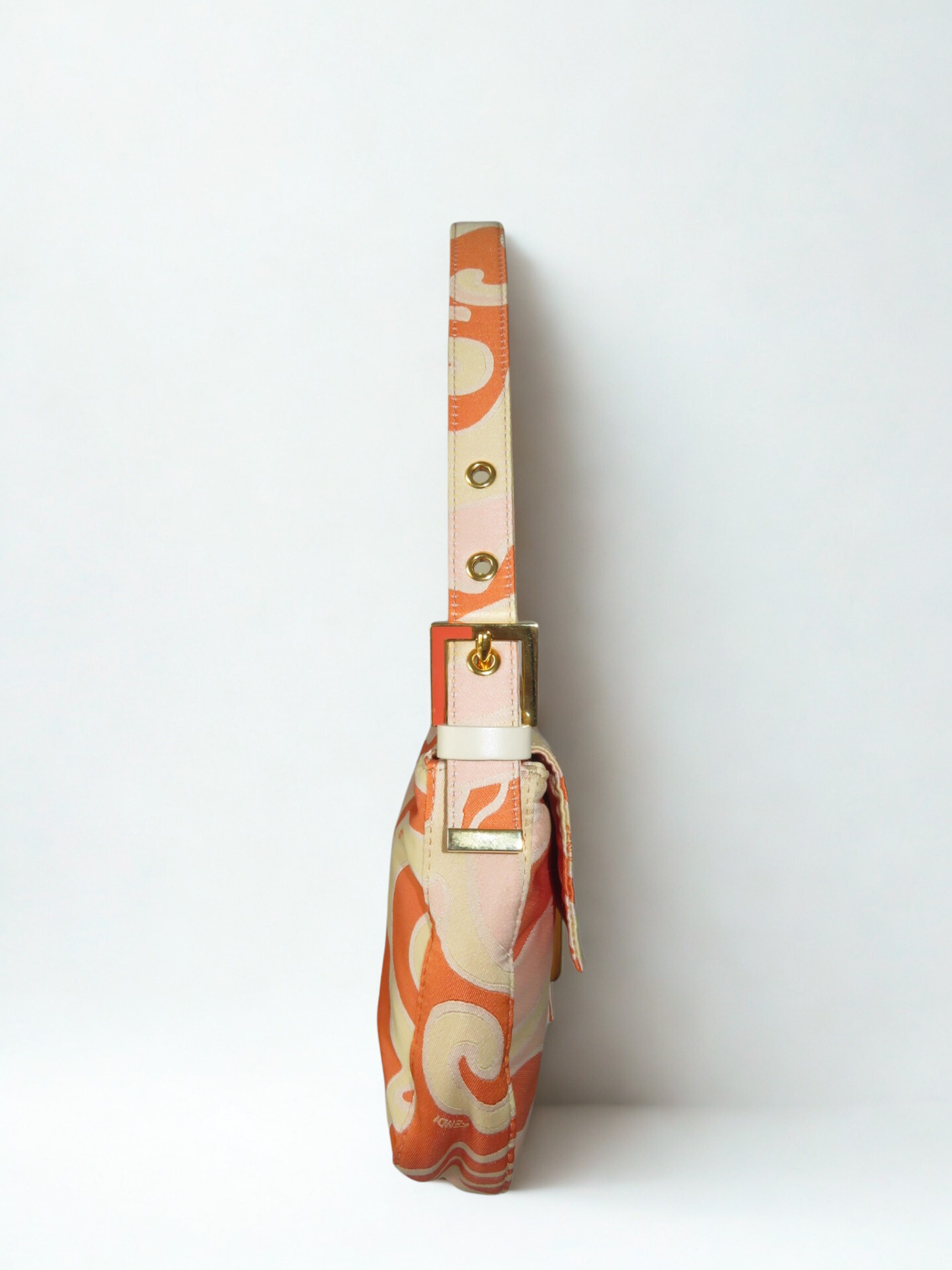 Vintage Fendi Orange Swirl Baguette