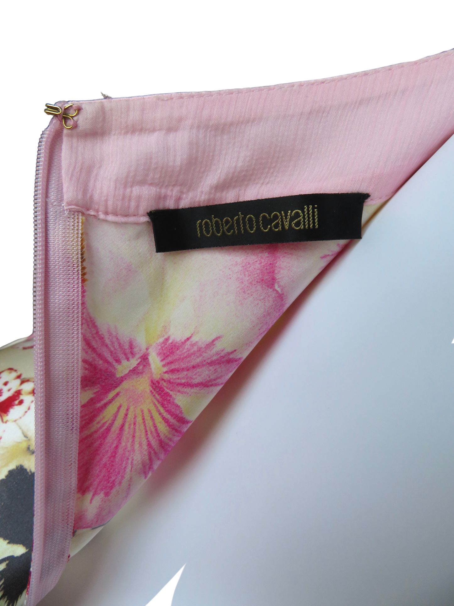 Roberto Cavalli Floral Halter Top