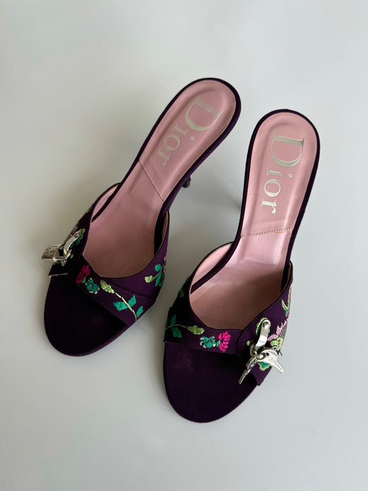 Vintage Dior Koi Fish Heels