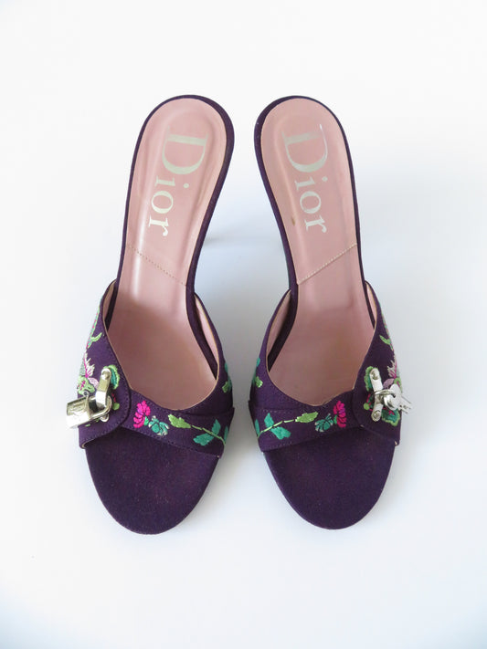 Vintage Dior Koi Fish Heels