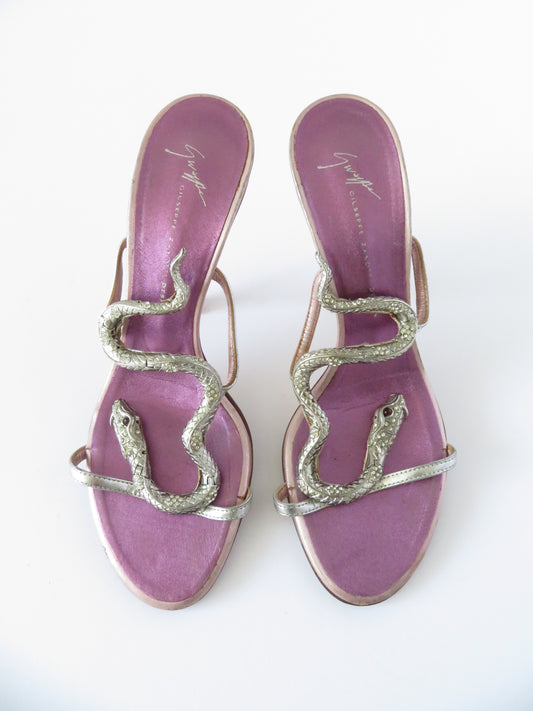 Vintage Giuseppe Zanotti Snake Heels