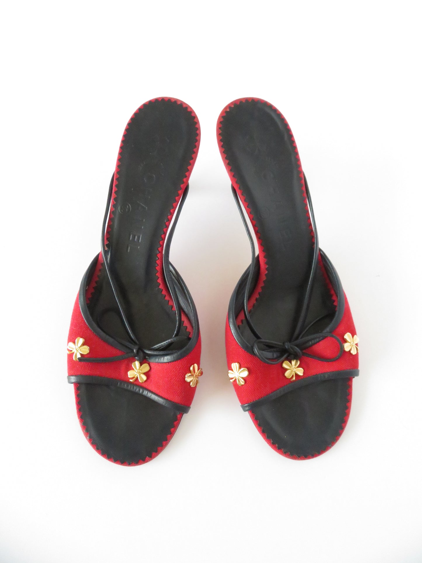 Rare Vintage Chanel Lucky Clover Heels