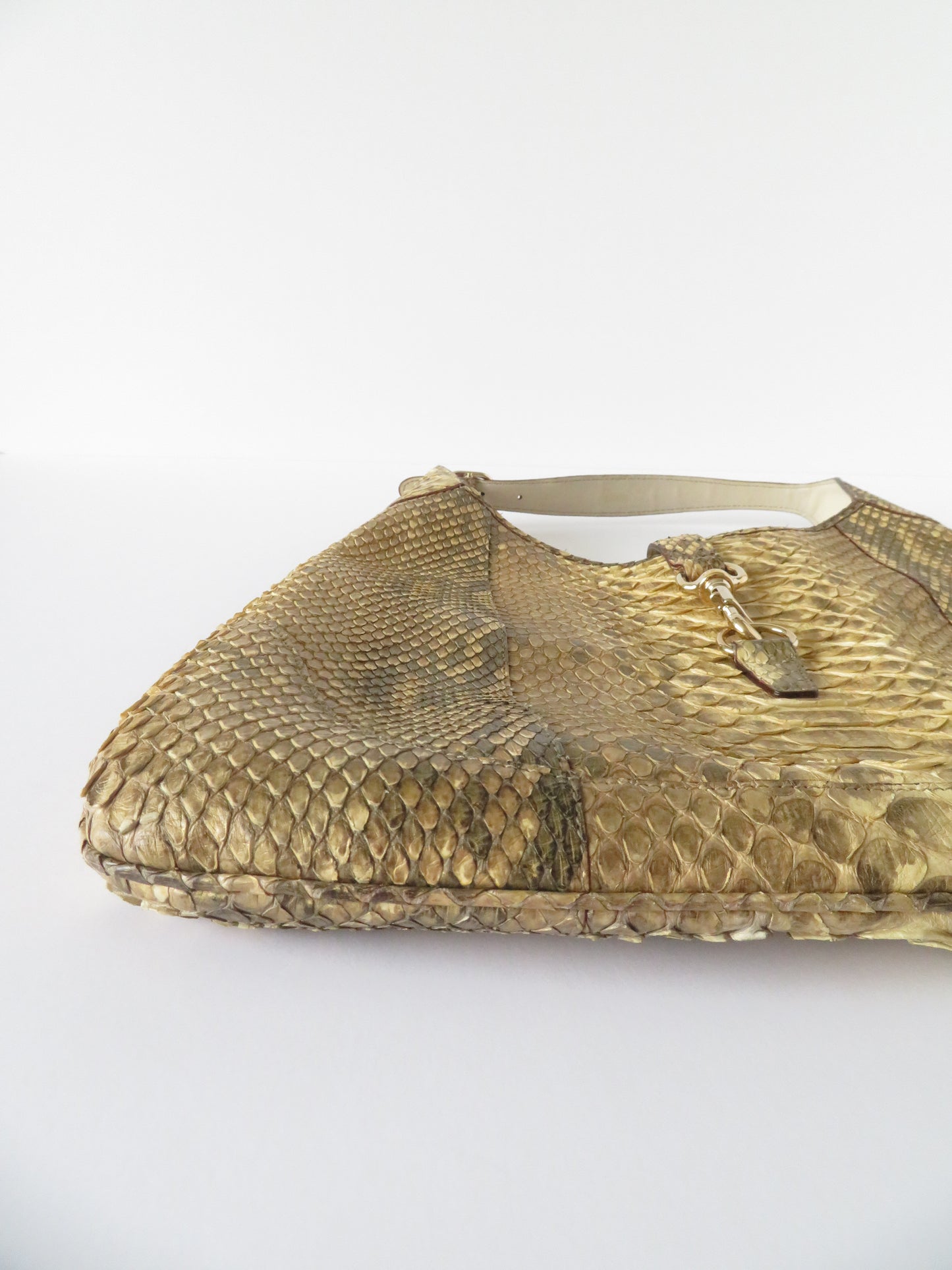 Vintage Python Gucci Jackie Hobo Bag