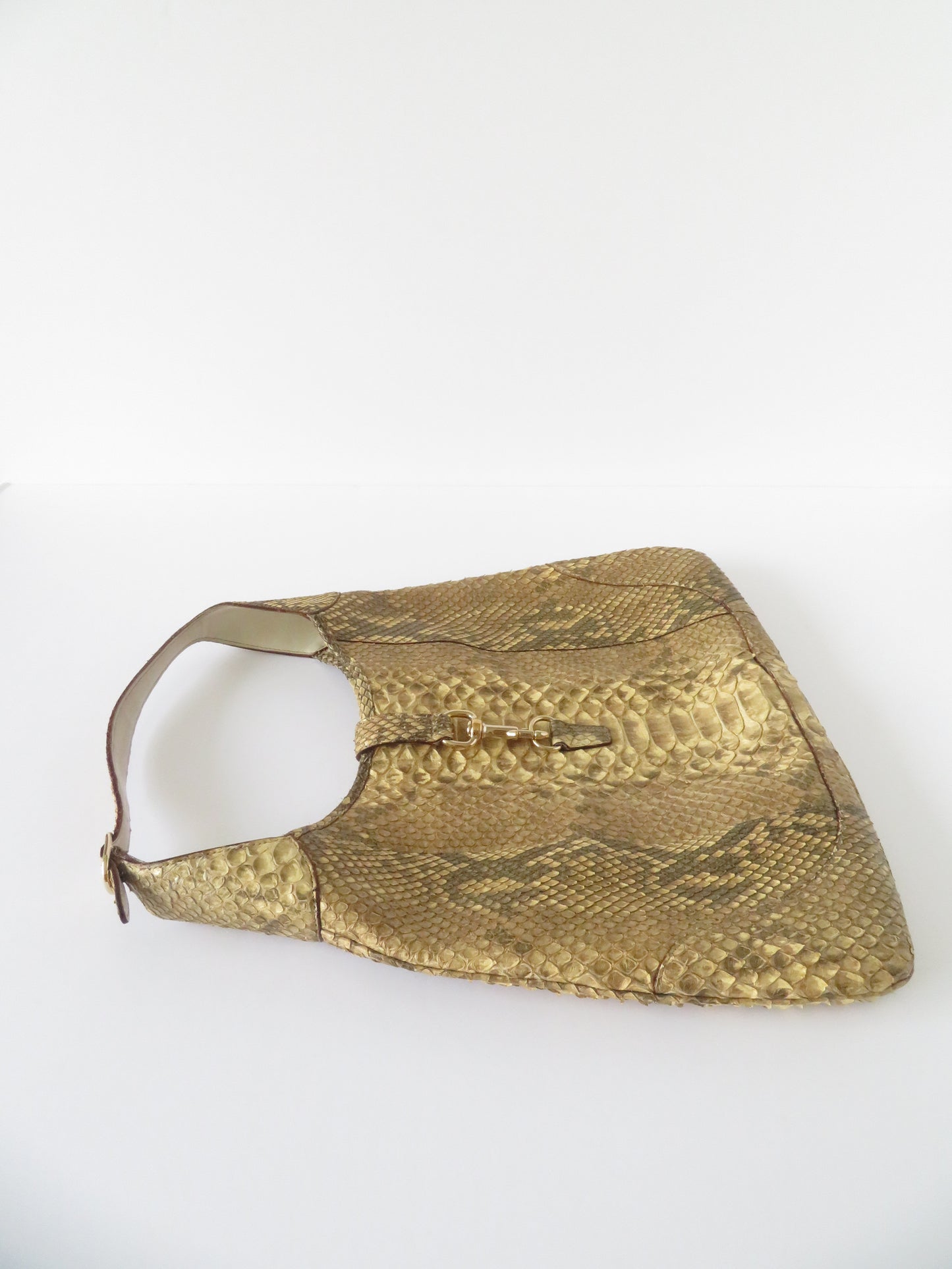 Vintage Python Gucci Jackie Hobo Bag