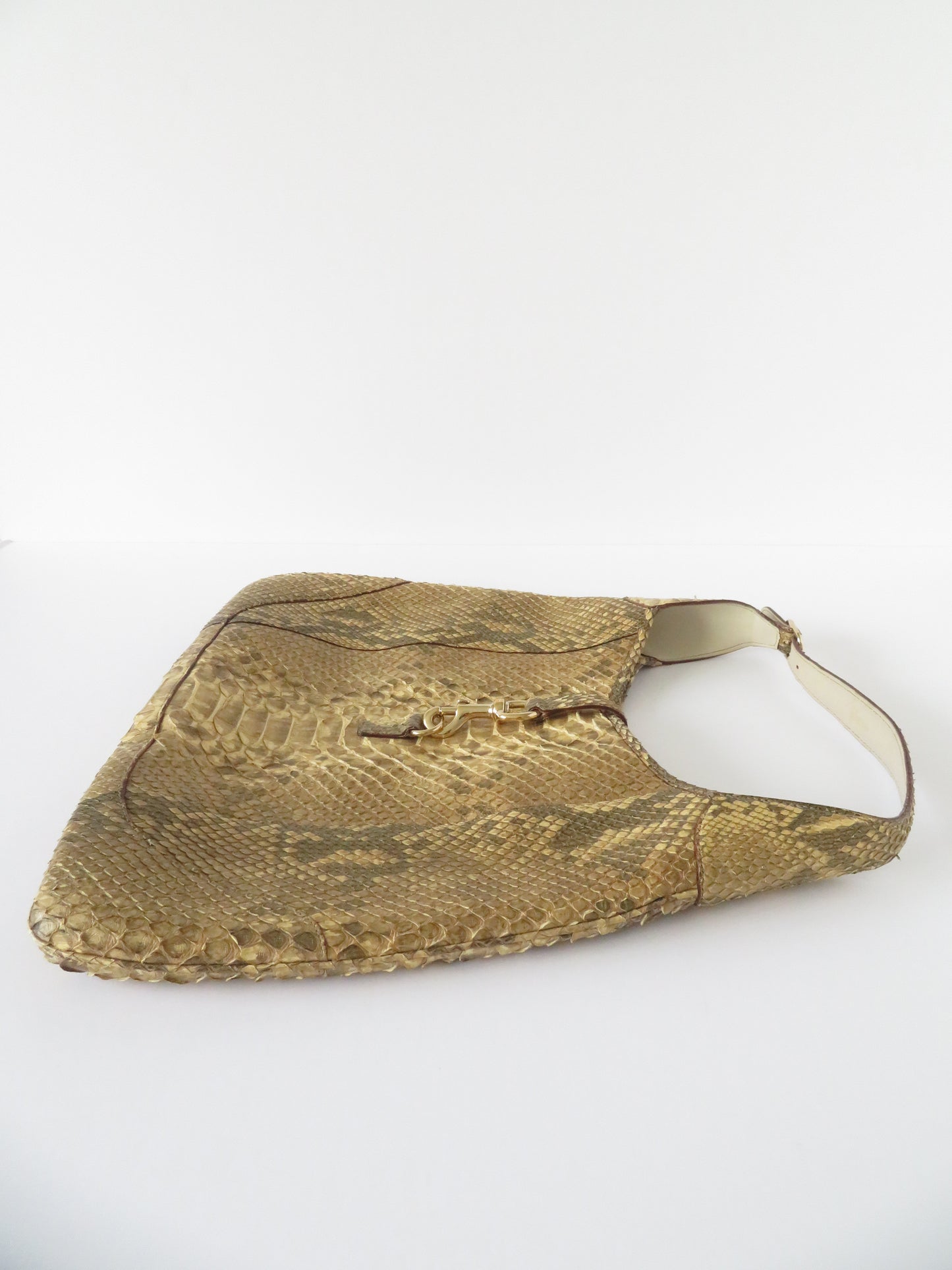 Vintage Python Gucci Jackie Hobo Bag