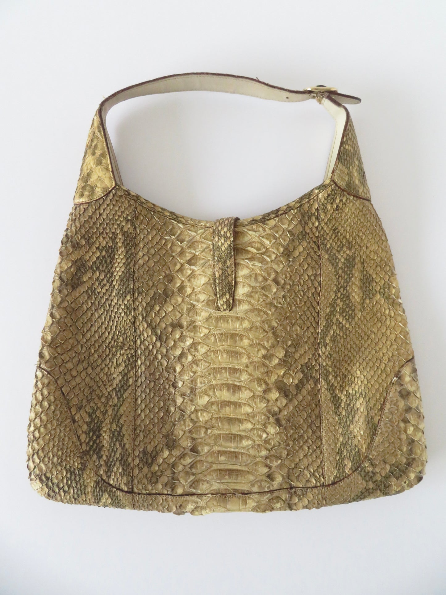 Vintage Python Gucci Jackie Hobo Bag