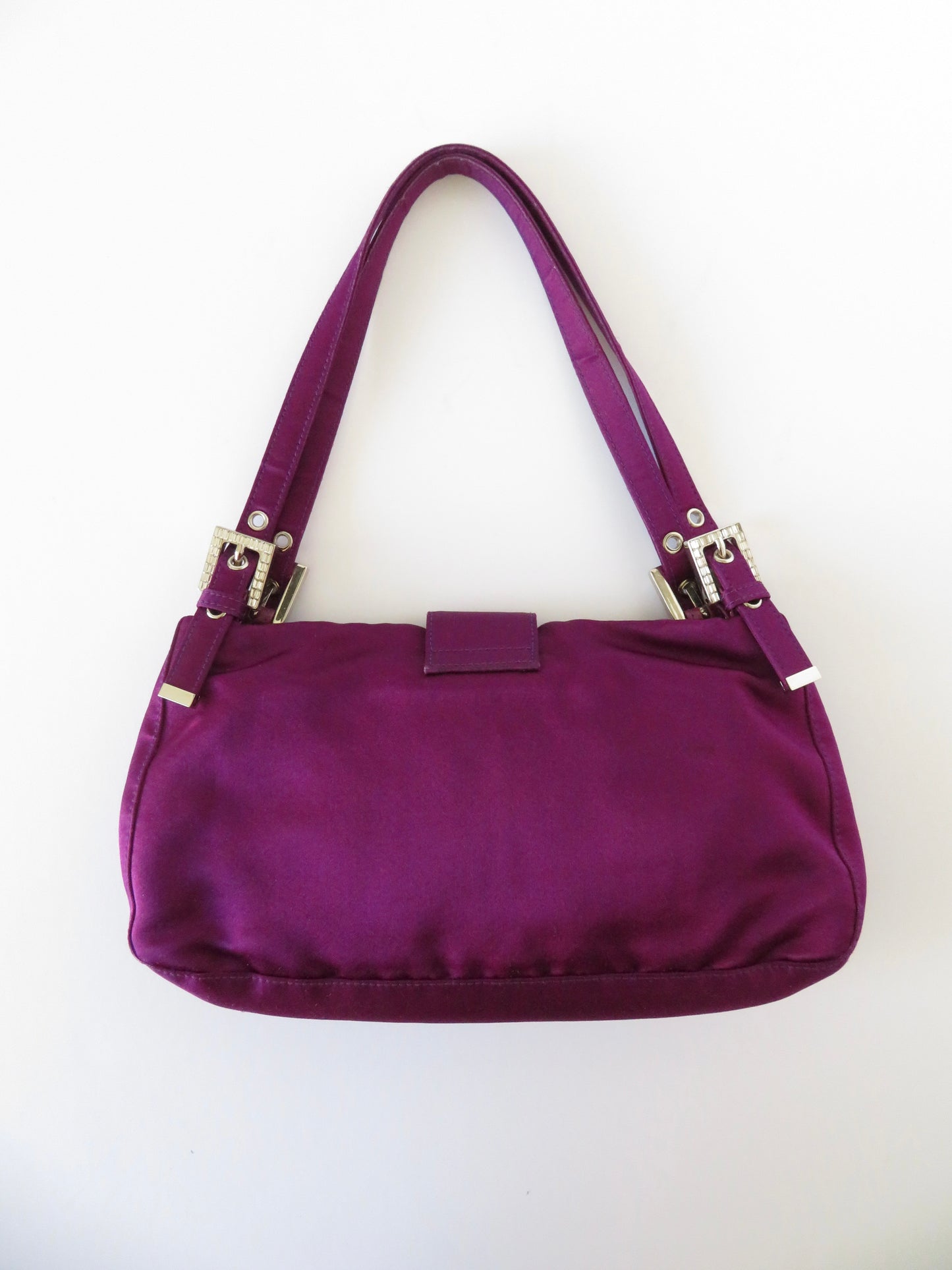 Rare Fendi Silk Crystal Embellished Baguette