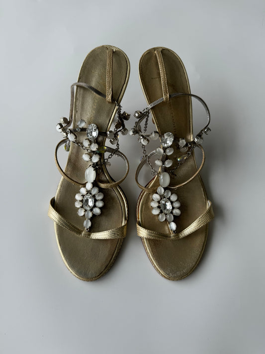 Vintage Giuseppe Zanotti Embellished Heels