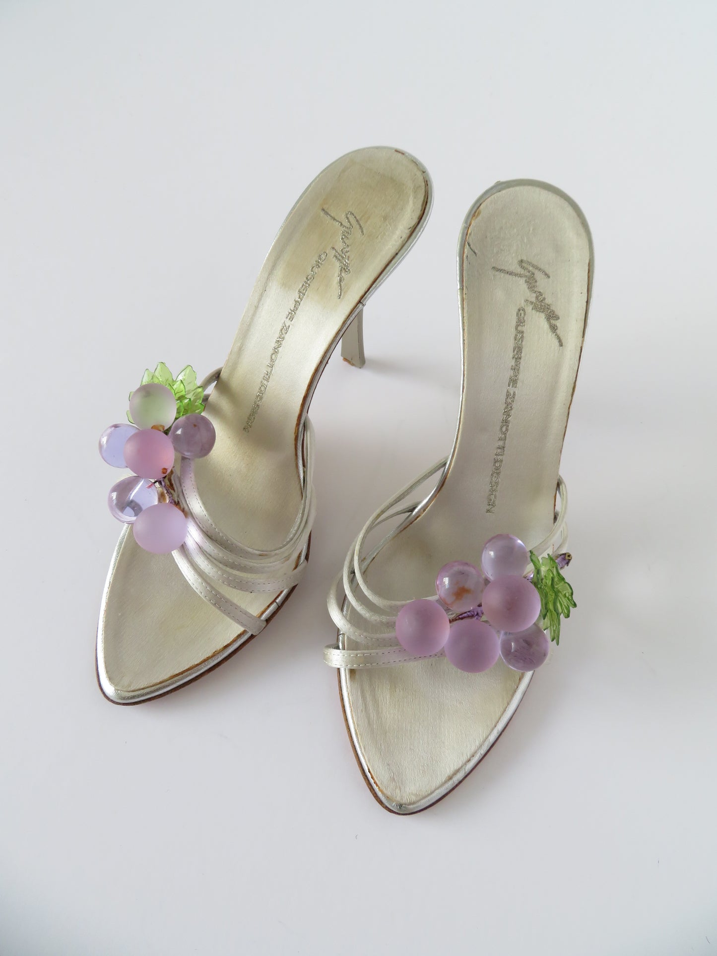 Rare Vintage Giuseppe Zanotti Grape Heels 37.5