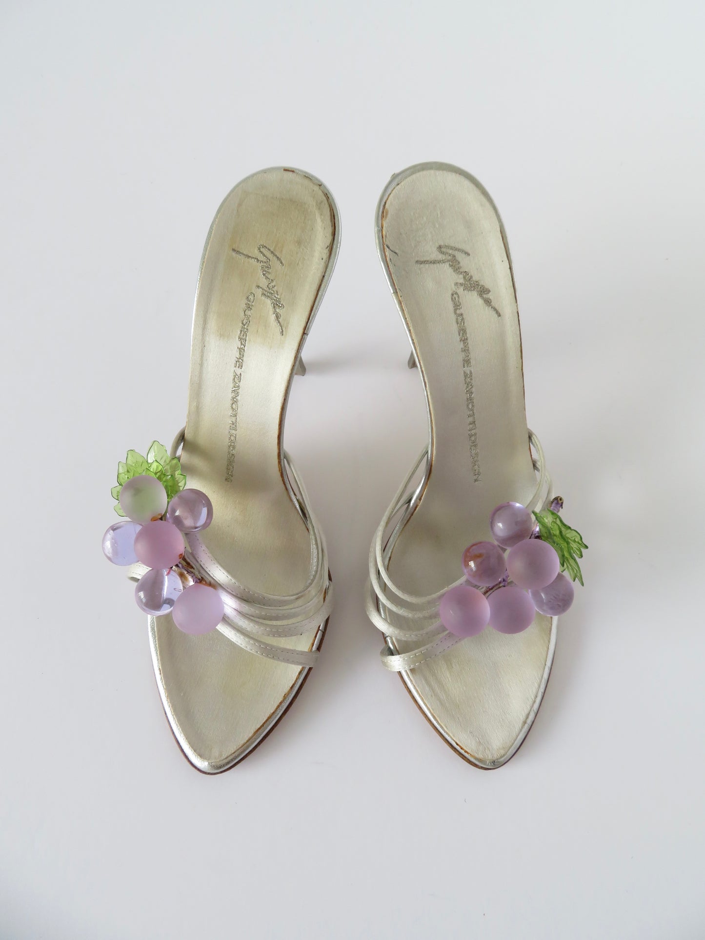 Rare Vintage Giuseppe Zanotti Grape Heels 37.5