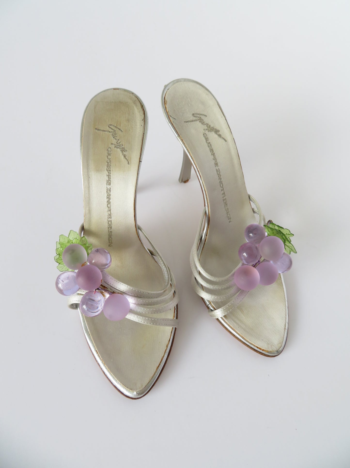 Rare Vintage Giuseppe Zanotti Grape Heels 37.5