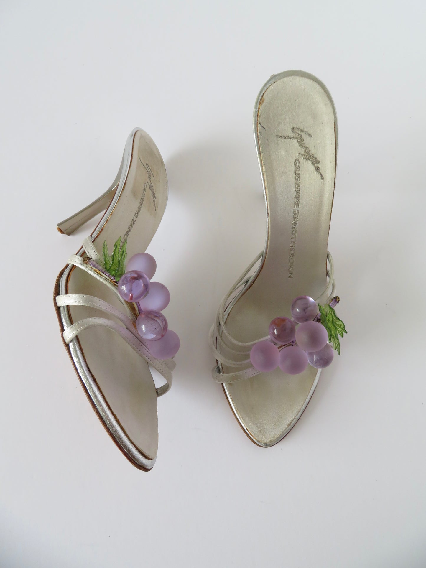 Rare Vintage Giuseppe Zanotti Grape Heels 37.5