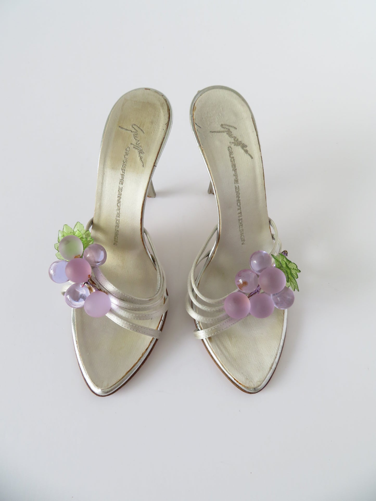Rare Vintage Giuseppe Zanotti Grape Heels 37.5