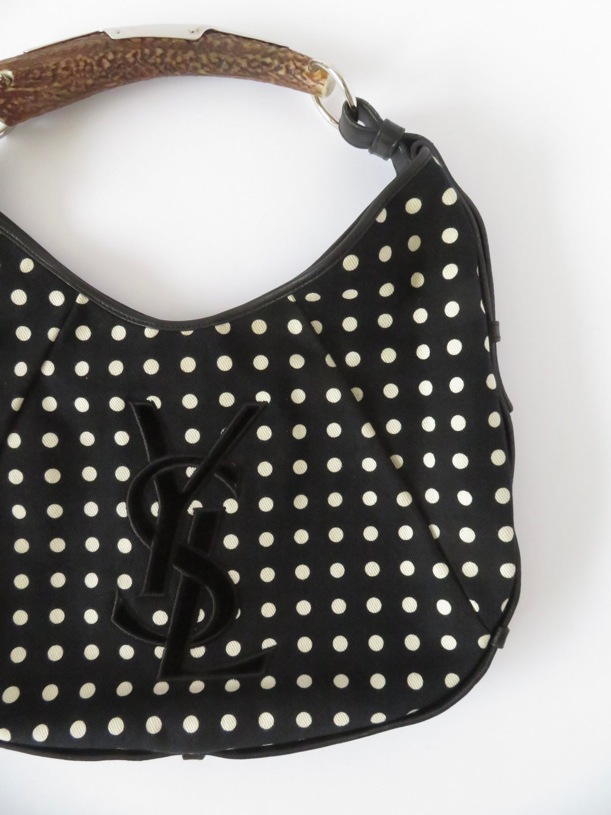 Yves Saint Laurent Polka Dot Mombasa Bag
