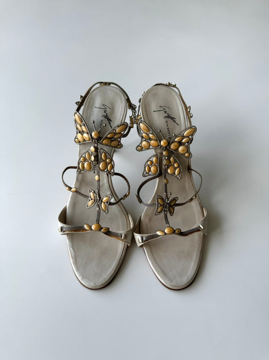 Vintage Giuseppe Zanotti Butterfly Heels